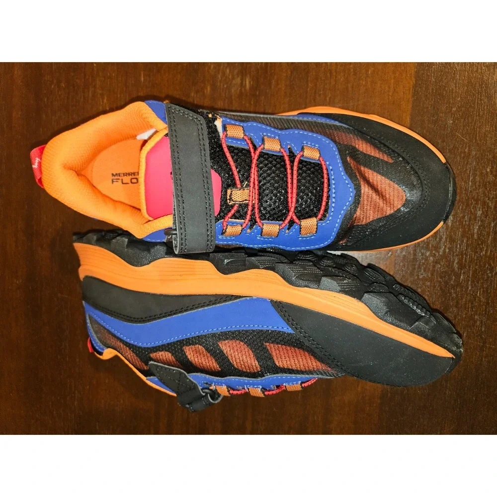 Merrell Moab Speed low waterproof shoe Size 7‎ MK267234 Blue Orange hiking